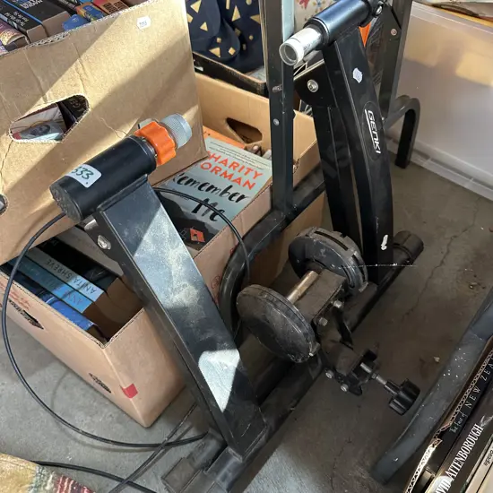 stationary bike training stand