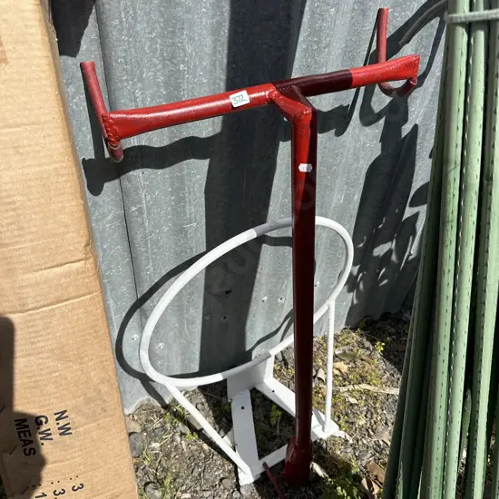 bike rack and hoop