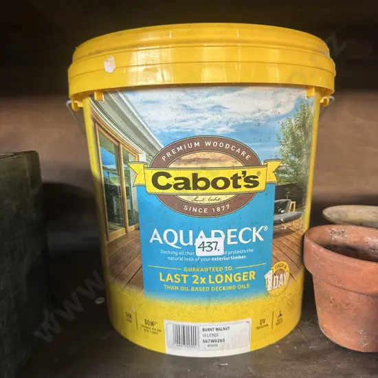 cabots burnt walnut decking oil -full