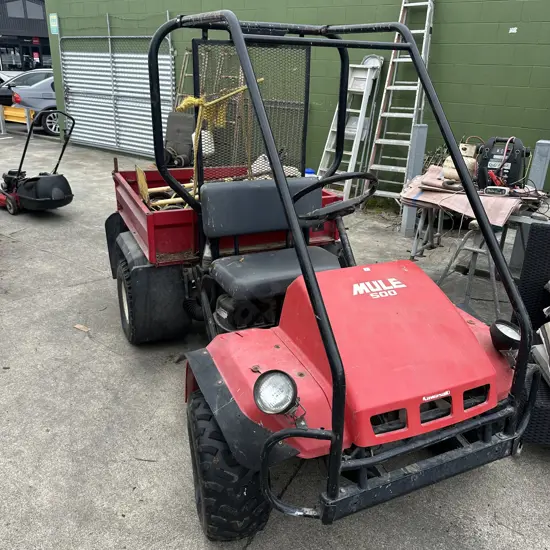 Kawasaki MULE 500 working