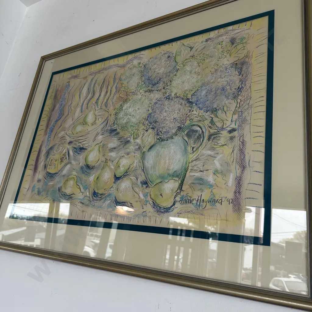 large Pastel painting by Annie Hayward 1992 Image 1++