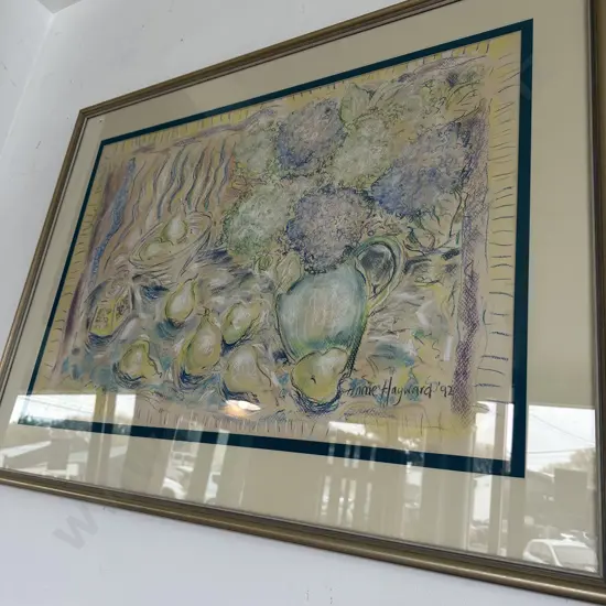 large Pastel painting by Annie Hayward 1992
