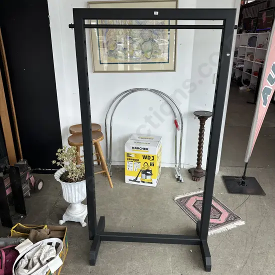 painted wooden display stand