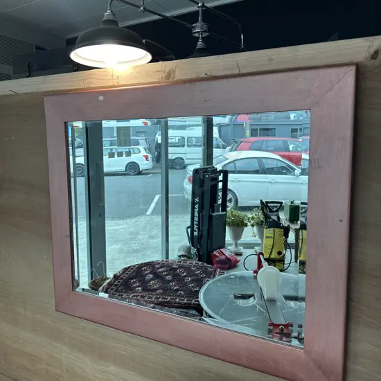 large bevelled mirror 980 x 780mm