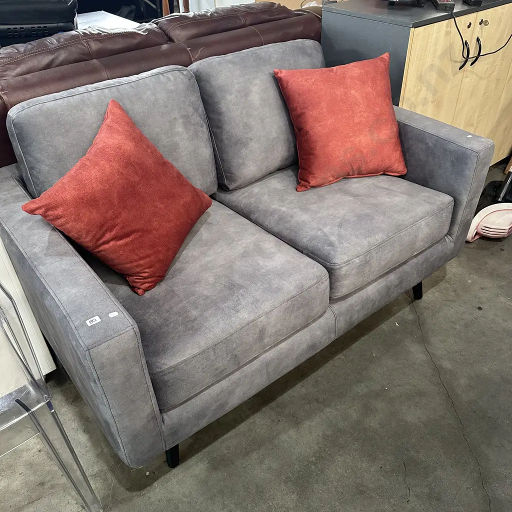 near new 2 seater sofa and cushions (purchased in August) Image 1++