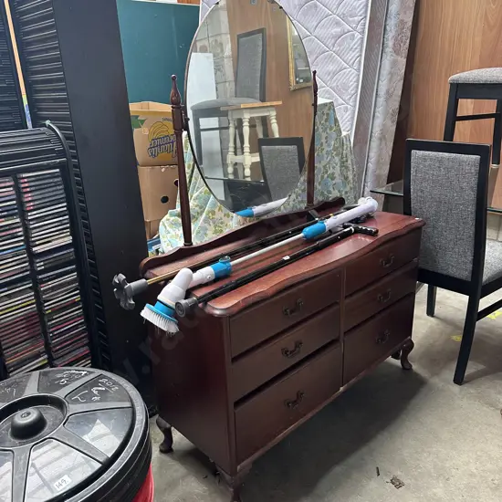 lowboy with detachable mirror