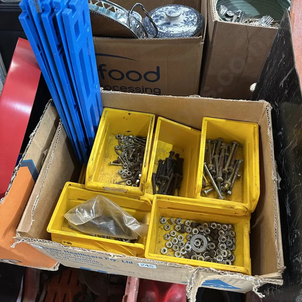 Storage containers and contents. Image 1++