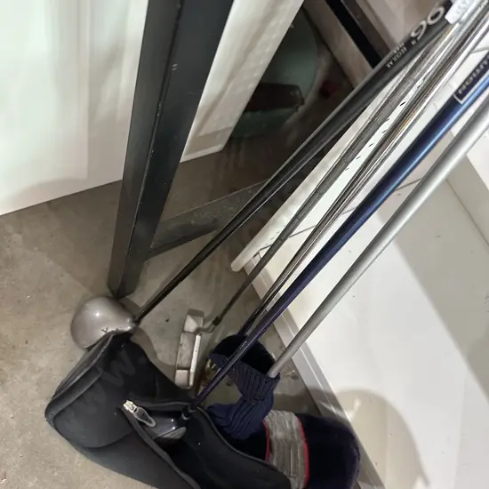 Golf clubs.