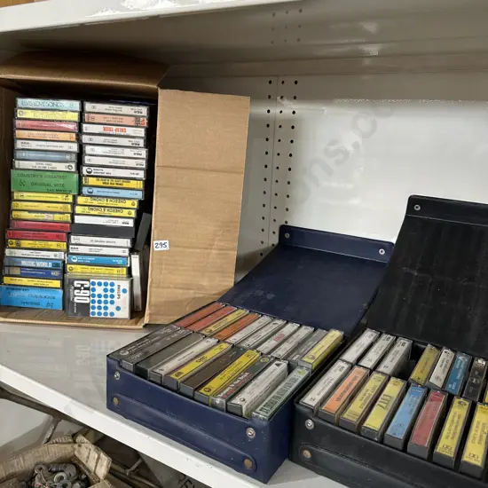 Collection of tapes.