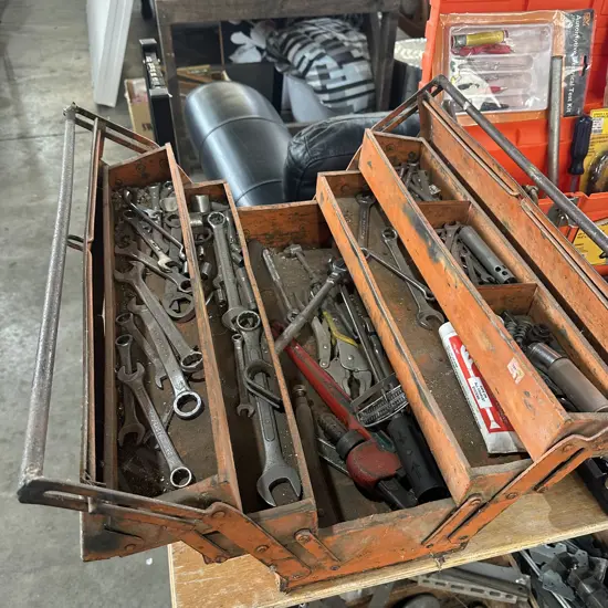 large tool box and contents