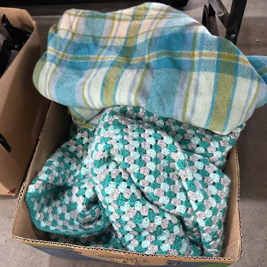 large throw and blanket