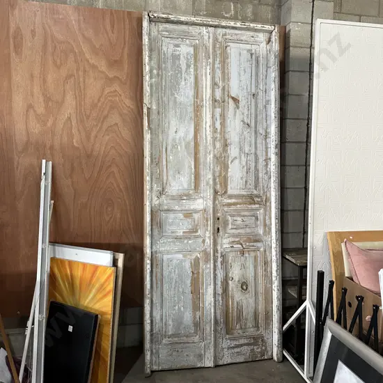 Pr tall framed Egyptian doors