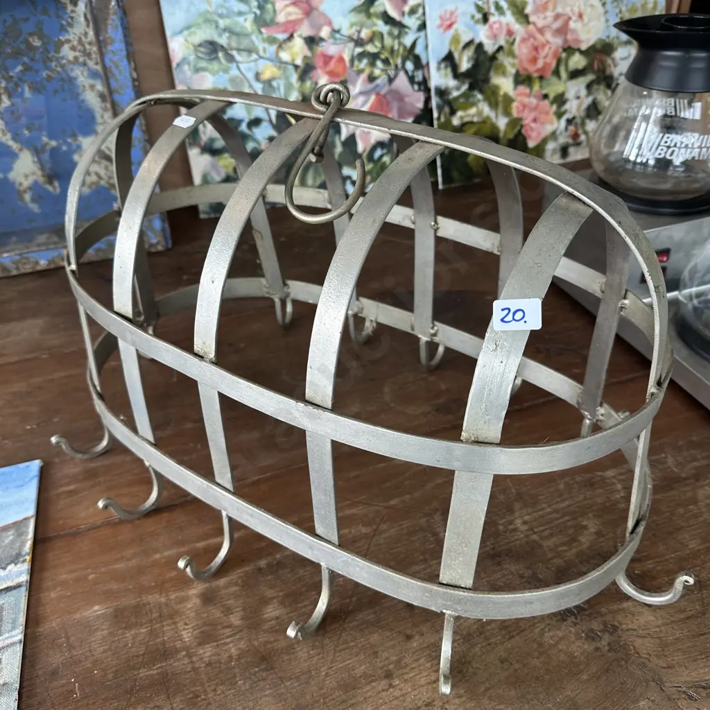 bespoke wrought iron kitchen pot hanger Image 1++