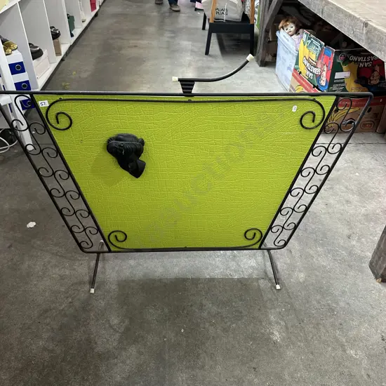 vintage fire screen