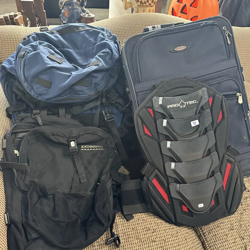 Katmandu pack, spine protector, bags Image 1++