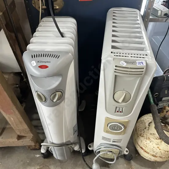 2 x electric oil heaters