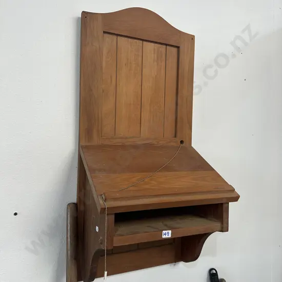 blackboard and sign in shelf