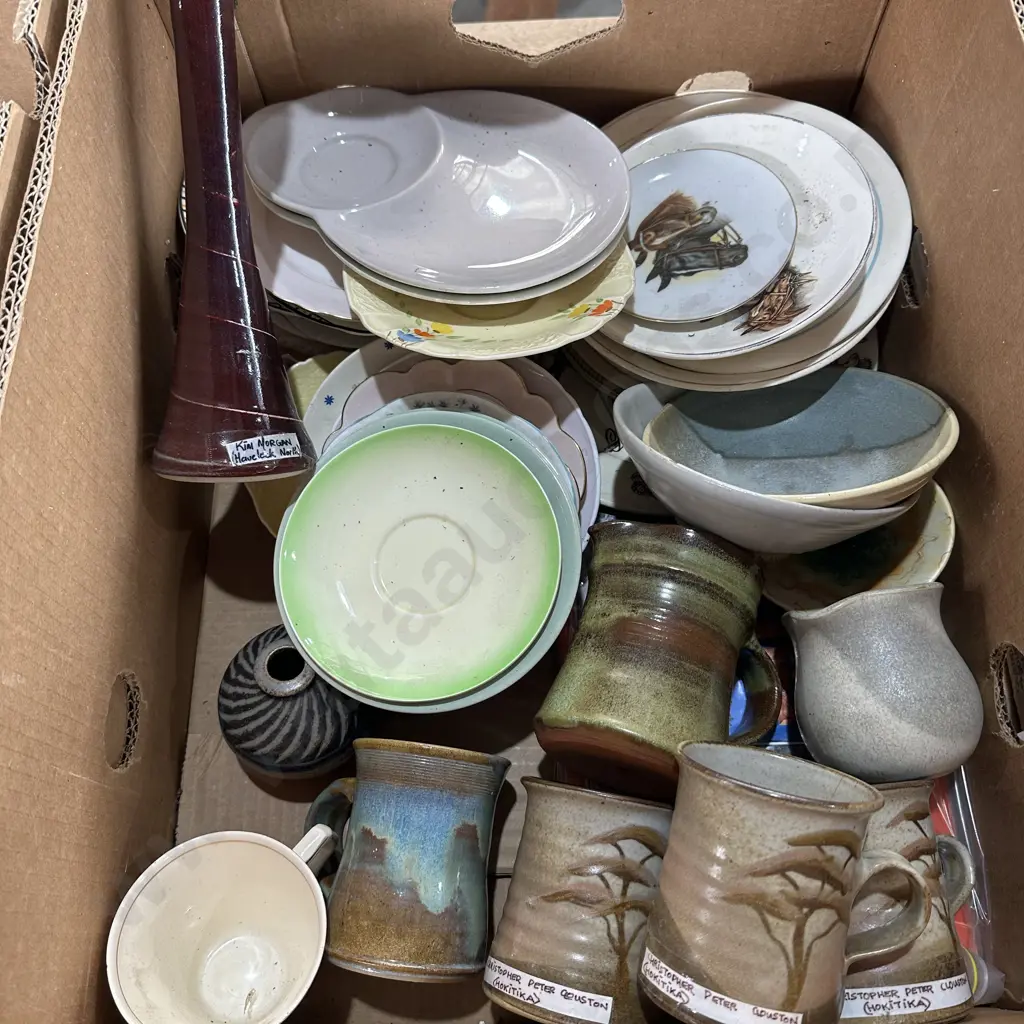 Chris Peter Clouston pottery etc Image 1++
