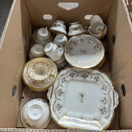 vintage Cauldon tea service