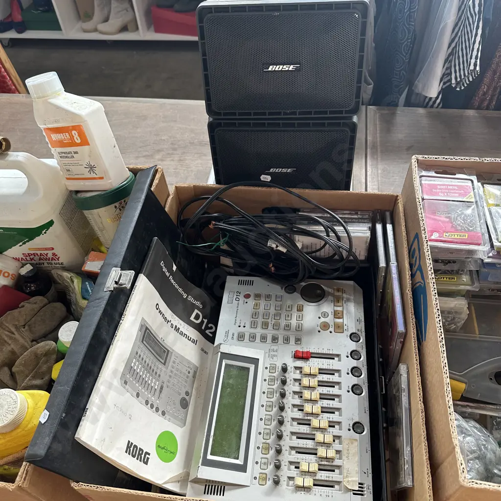 KORG D12 & BOSE speakers etc Image 1++