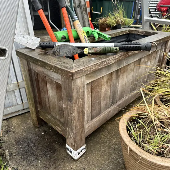 Planter box.