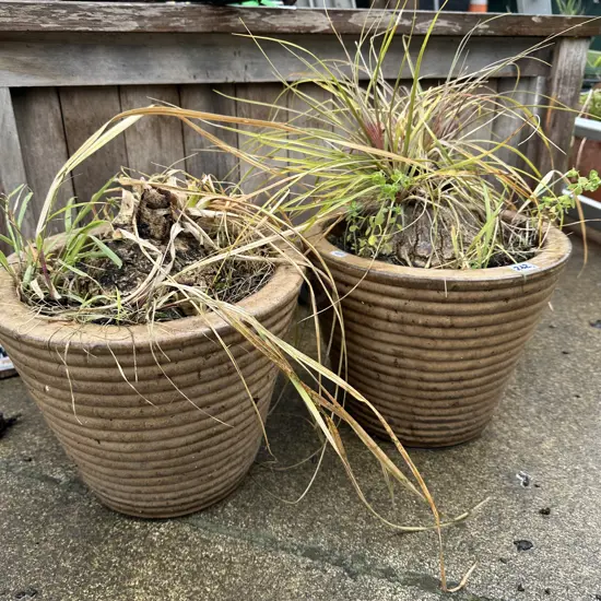 Pair of planters.