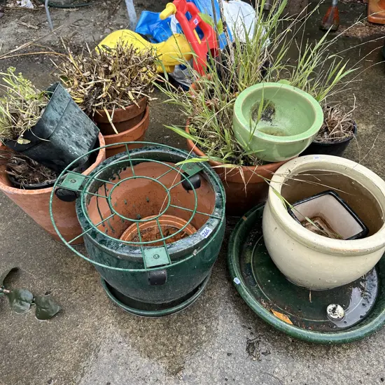 Group of planters.