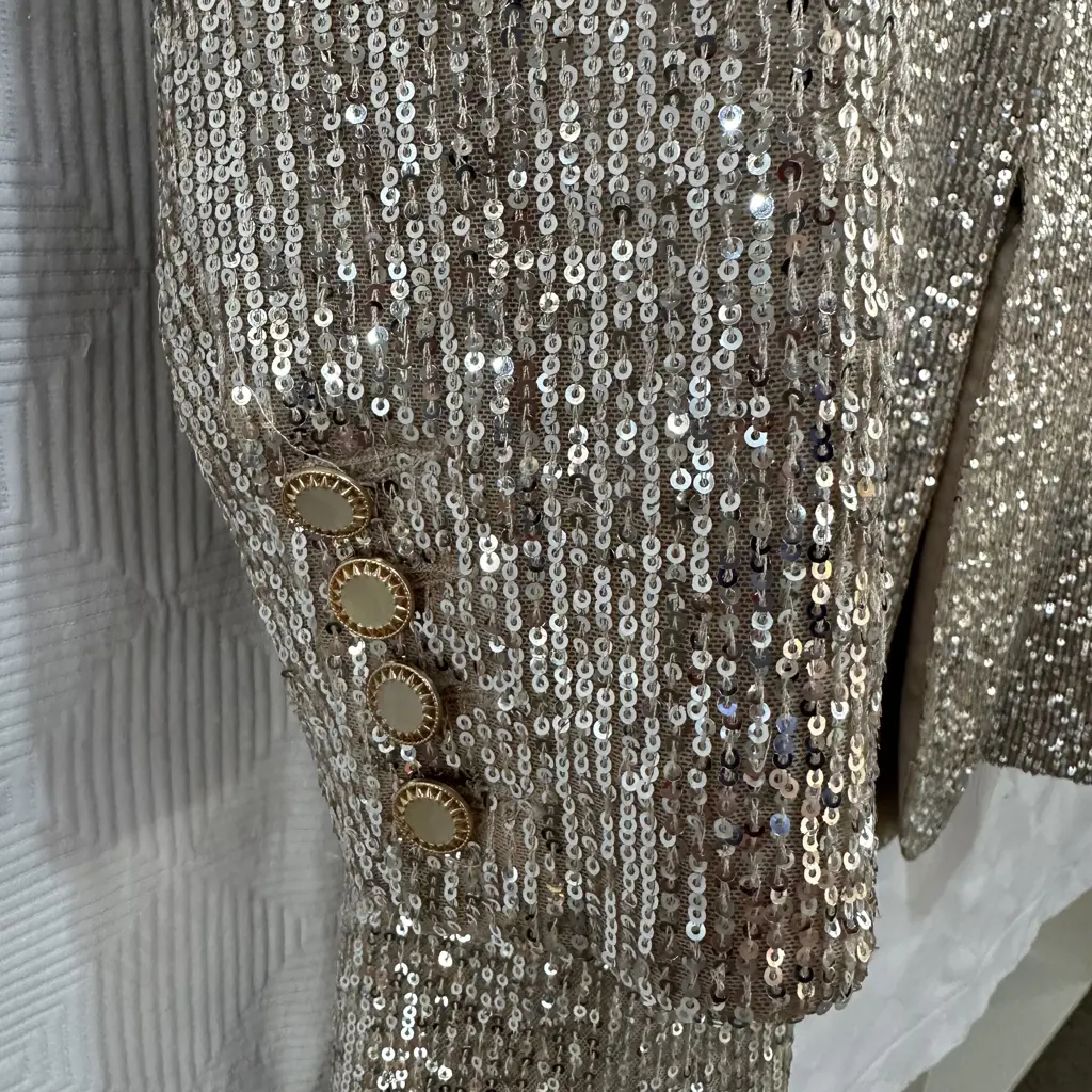 Trelise Cooper Couture  "But First Champagne "  jacket size 12 Image 1++