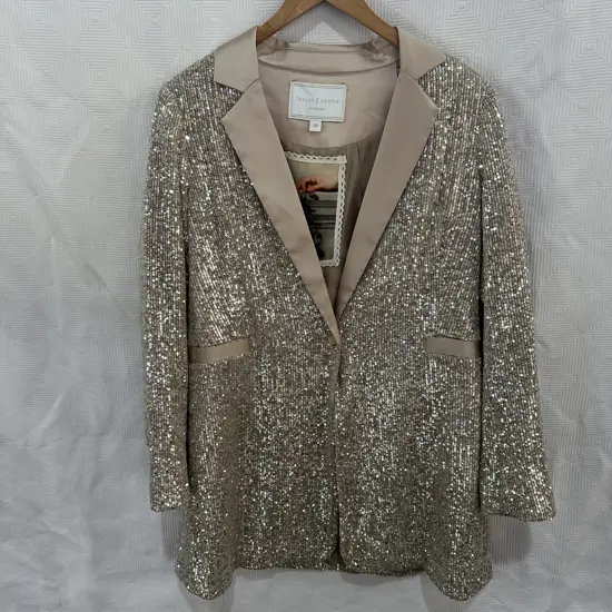 Trelise Cooper Couture  "But First Champagne "  jacket size 12