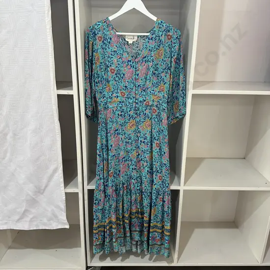 Trelise Cooper Curate "Boheimian Rhapsody" viscose dress size L