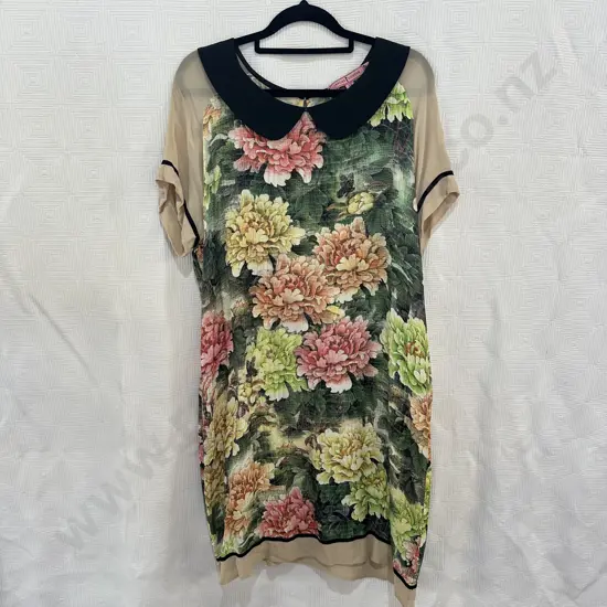 Trelise Cooper "Green eyed dress" silk size 14