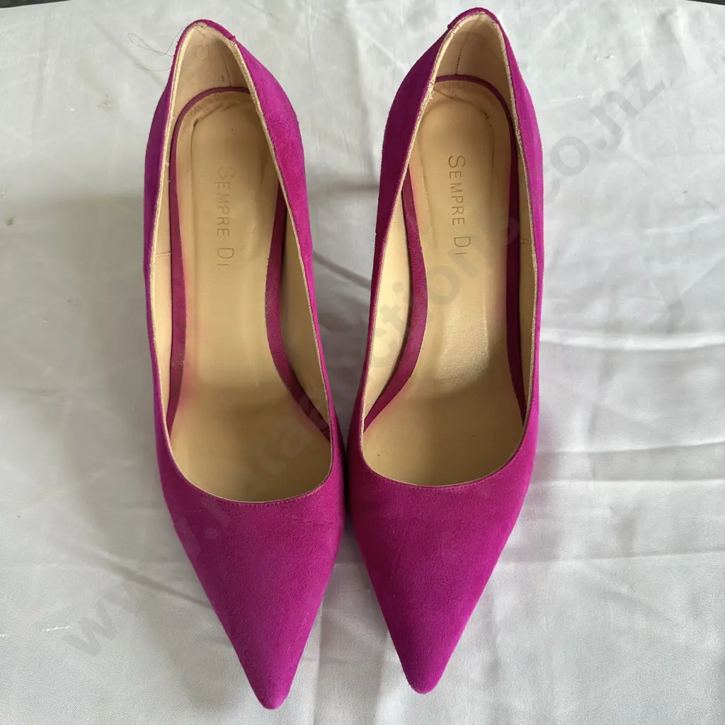SEMPRE DI Pink Suede shoes 40 Image 1++