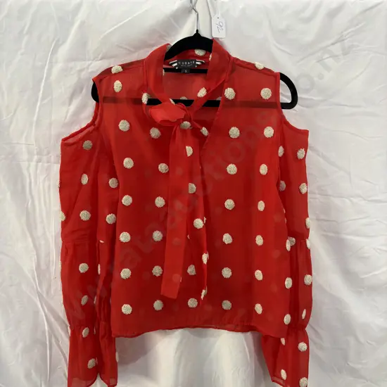 Trelise Cooper "Curate" pokadot blouse size S