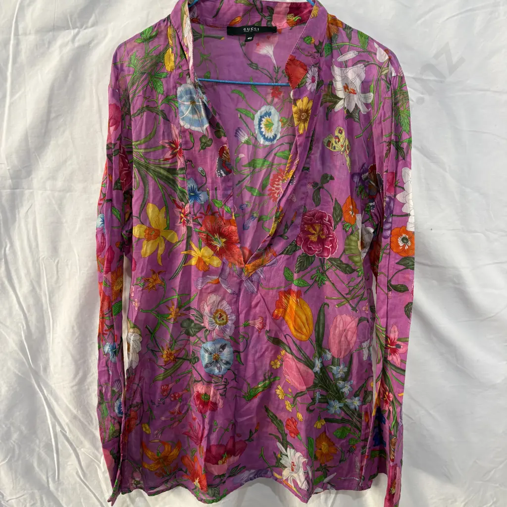 GUCCI size 40 cotton shirt Image 1++