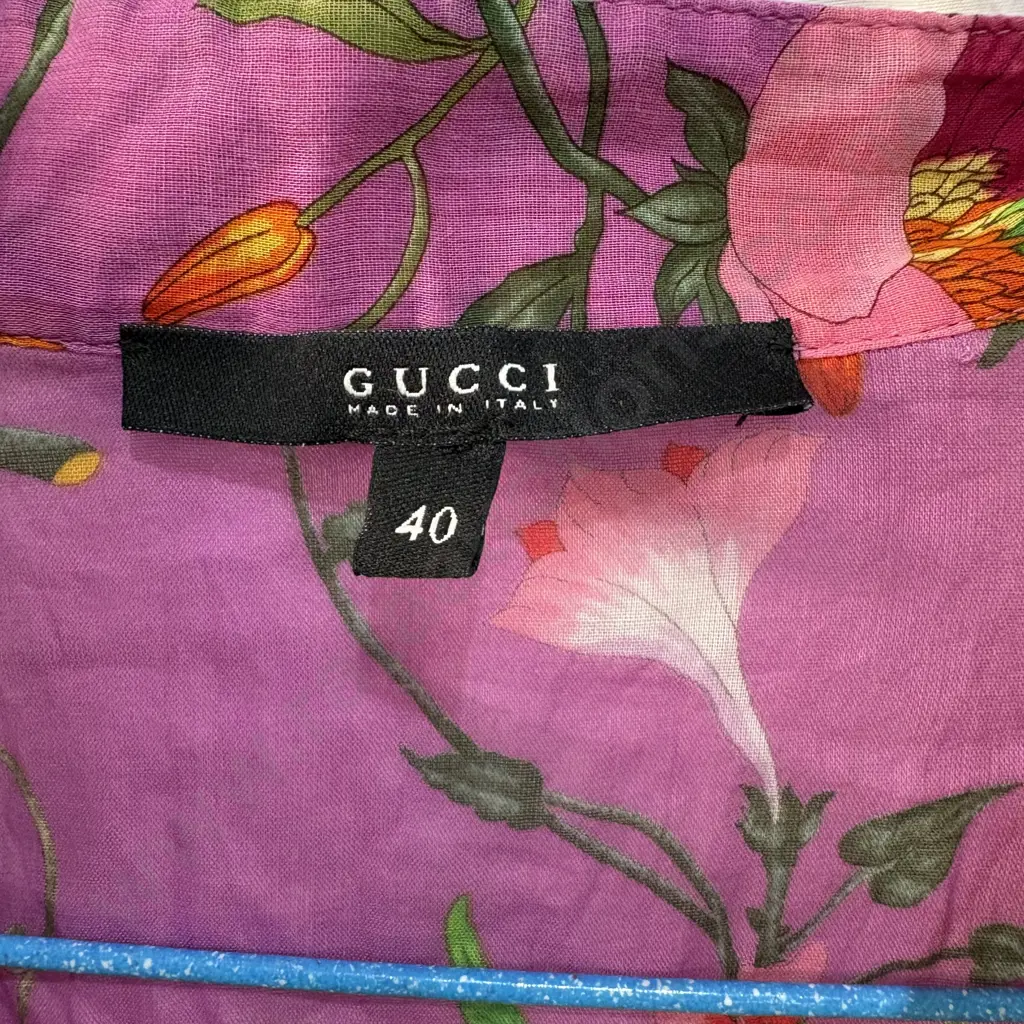 GUCCI size 40 cotton shirt Image 1++