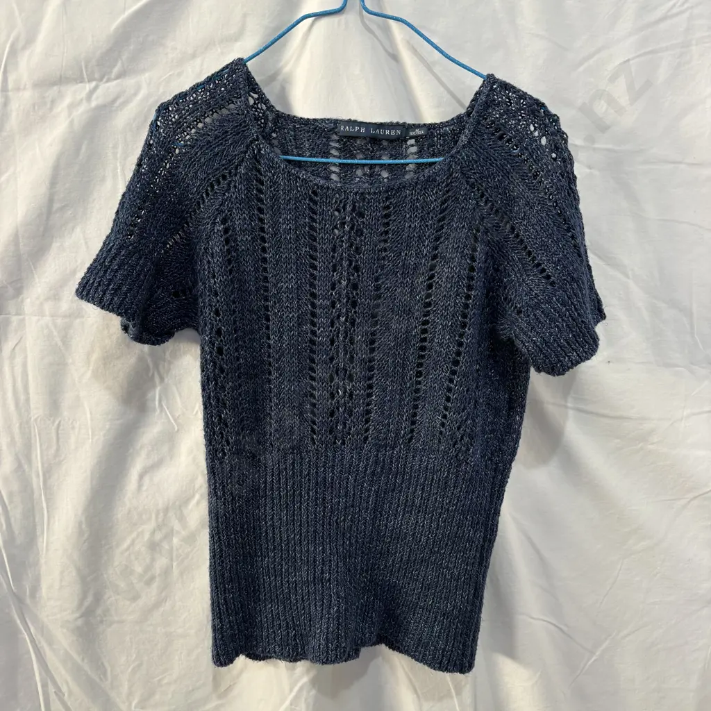 RALPH  LAUREN knit top size M Linen Image 1++