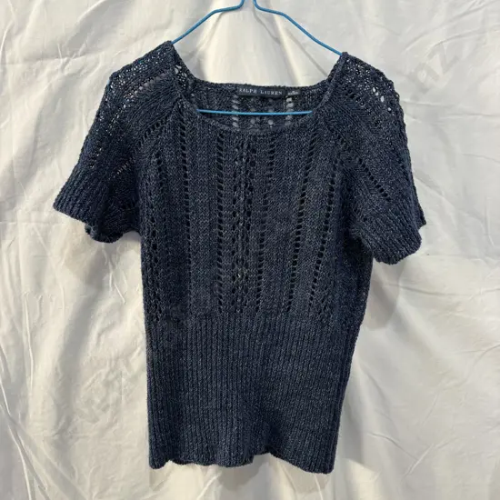 RALPH  LAUREN knit top size M Linen