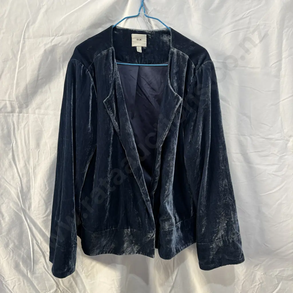ELK velvet blazer size 12 Image 1++