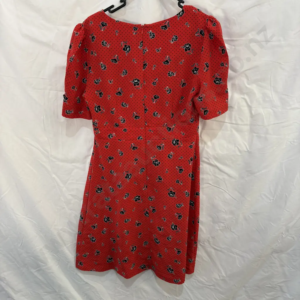 KAREN WALKER" hi there" mini dress with Peter Pan collar and bow tie (detail below) Image 1++