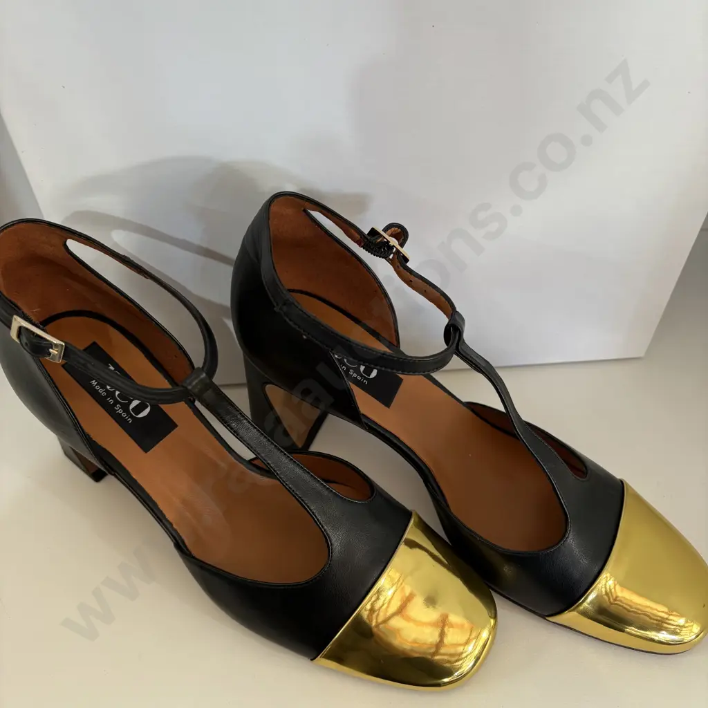 NEO gold/black heels size 41 Image 1++