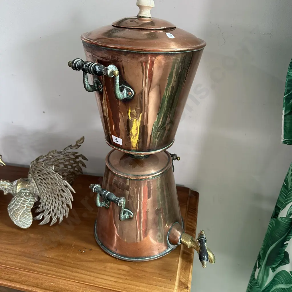 antique Copper coffee filter    (530mm ) Image 1++