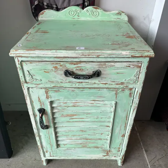 painted Pine bedside