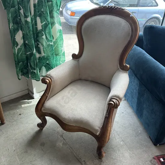 antique grandfather tub chair
