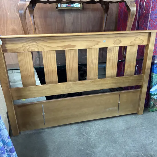 large Pine headboard
