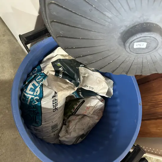 bin of garden product