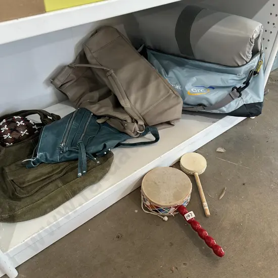 mobile playpen, bags plus instruments