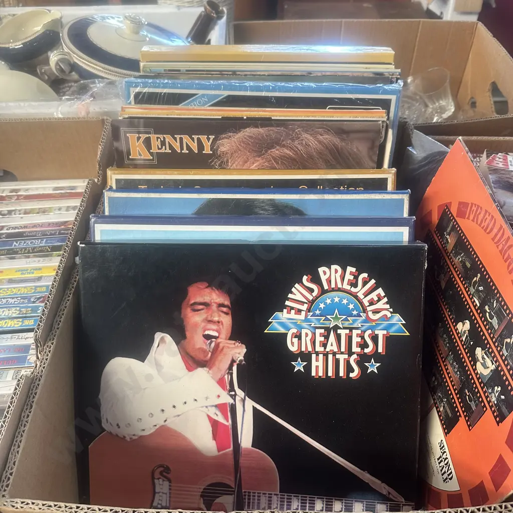 Records including Elvis and Kenny Rogers etc. Image 1++