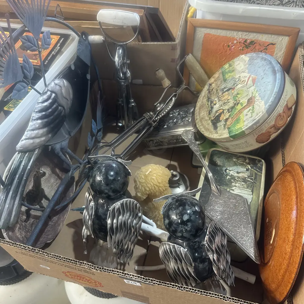 Vintage egg beaters and garden art etc. Image 1++