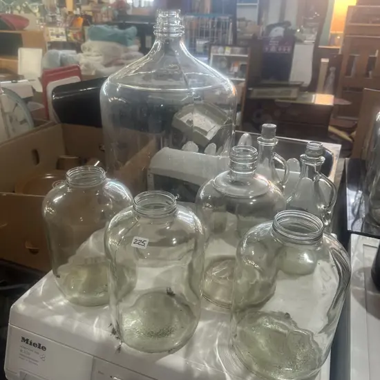 Large Carboy and other jars.