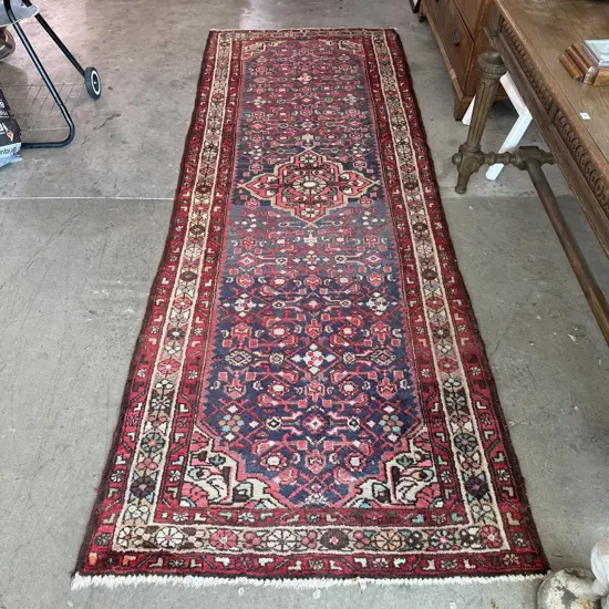 Iran Persian rug "Husseinabad" 3100 x 1100mm (lovely good condition  rug)
